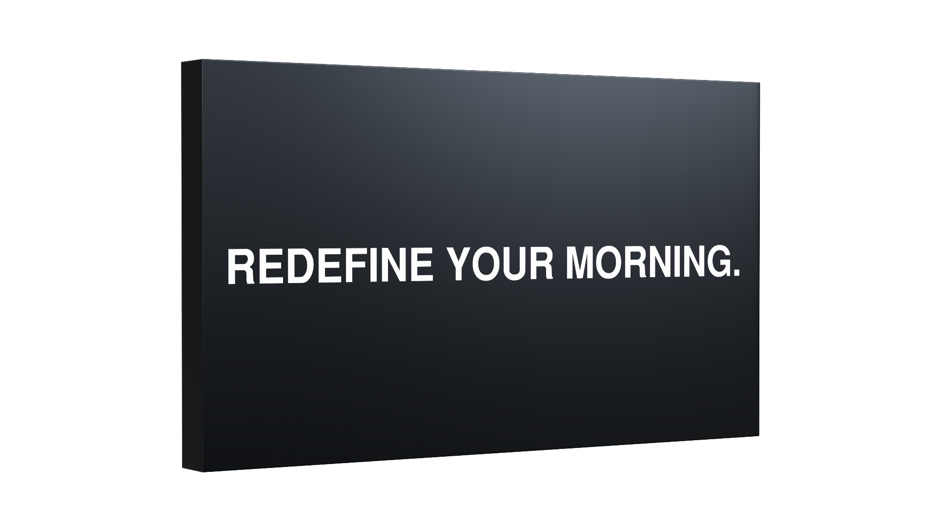 Mirror Motivation smart display — Display view